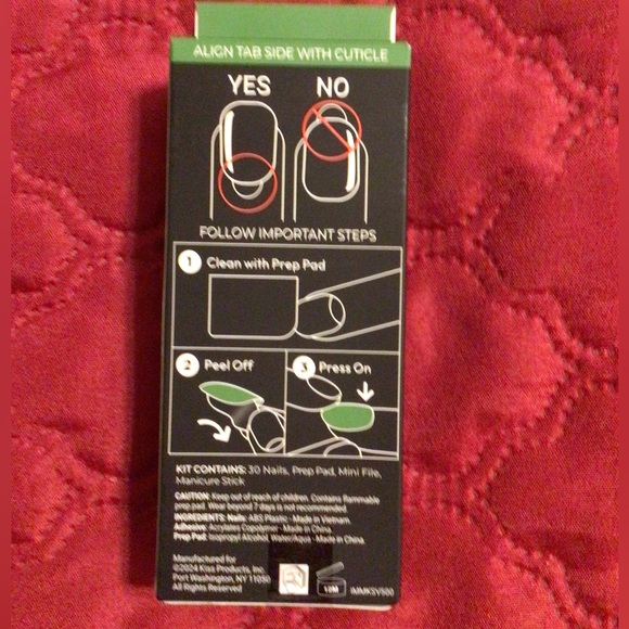 Impress x Kate Spade No Glue Mani Nails by Kiss Nail Brand - Picture 2 of 2